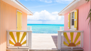 Une maison sur une plage du Panama